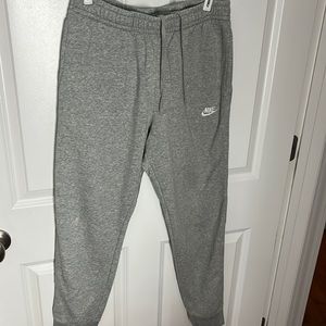 Size medium gray Nike joggers